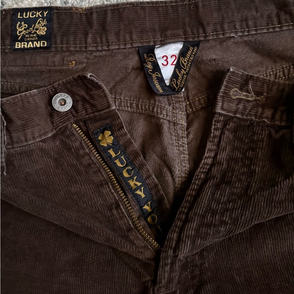 Lucky Brand Other - Lucky Brand Men's Dark Brown Corduroy Trousers